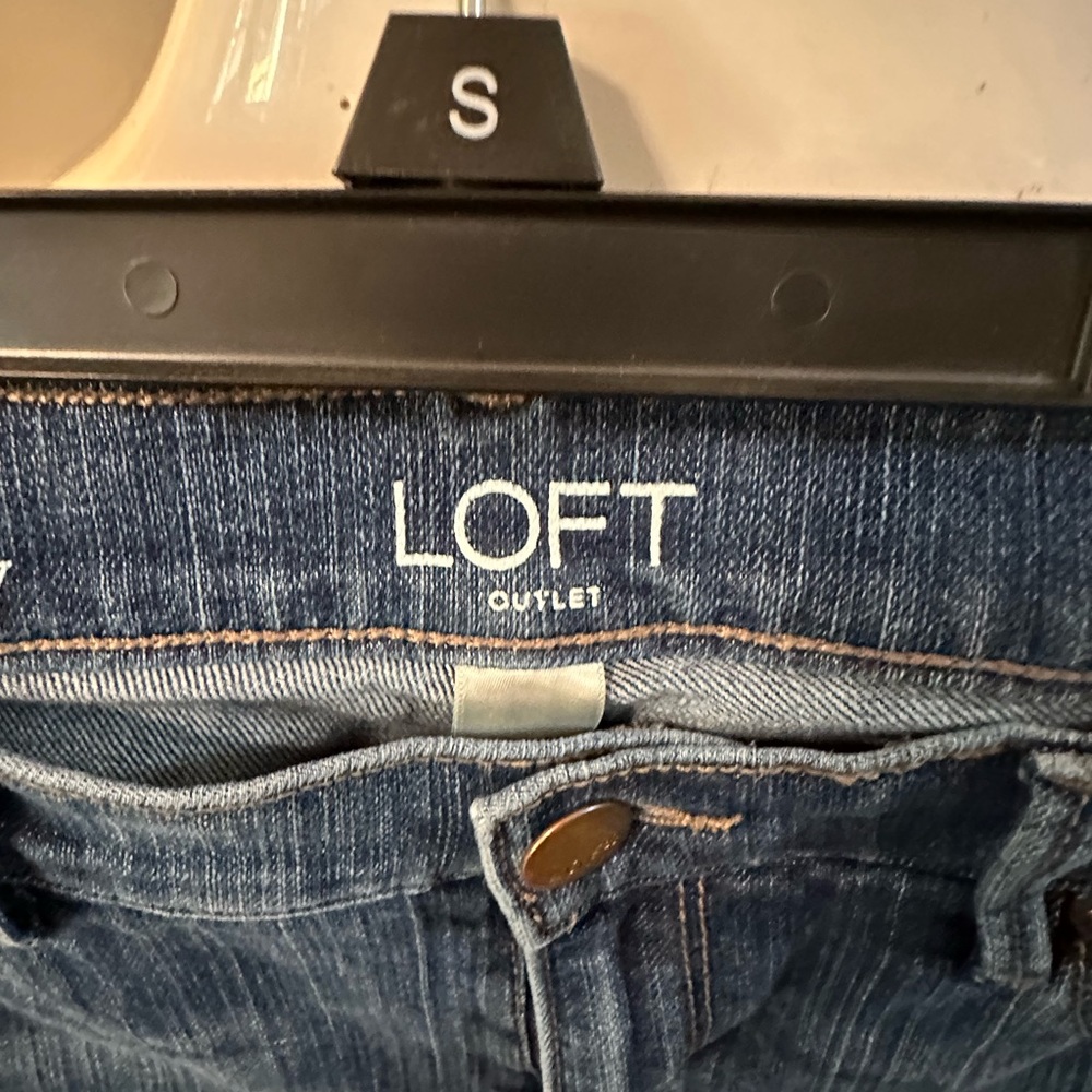 LOFT Women's Skinny Jeans - Dark Blue